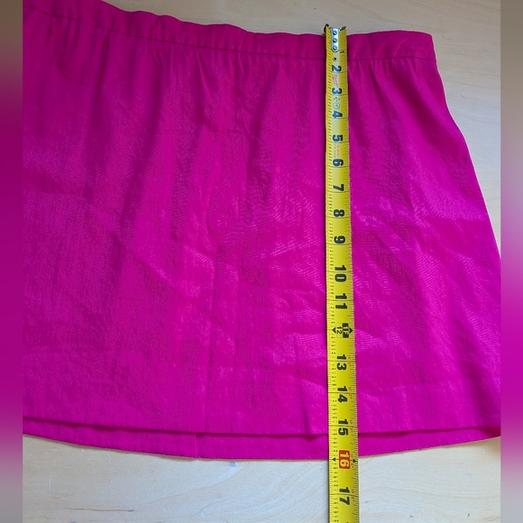 NWOT HOUSE OF HARLOW 1960 Pink Women Skirt Size XL 52% Linen - Picture 7 of 7